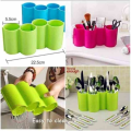 Multipurpose Cutlery Box - Kitchen Accessories Modern Spoon Stand Holder - Dinnerware Plastic Spoon Rest Fork Stand Knife Box - 5 Section Cutlery Holder Plastic Stand. 