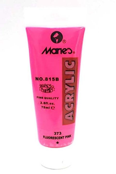 Marie's%2075ml%20Acrylic%20Colors%20Paint%20Tubes-373%20Florescent%20Pink%20-%20Image%202