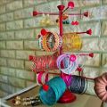Iron / Steel Adjustable Bangles Stand , Chori Stand, Jewellery Stand Best for Girls Women's Bangles & Jewellery Storage. 