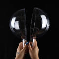 Transparent Christmas Balls Lightweight 3-10cm Ornaments Ball-shaped Acrylic Holiday Decorations for Home Decor Indoor. 