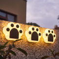 Solar energy bear paw ground Buried lights Outdoor courtyard small yard outdoor waterproof garden layout villa decoration lawn l. 