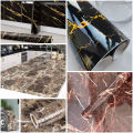 Marble Sheet - Marble Sheet Sticker - 60cm x 100cm/200Cm Marble Sheet Texture Design PVC Waterproof Self adhesive Wallpaper Sticker sheet Furniture New Skin Kitchen Cabinet Paper Stickers sheet Oilproof Table top Sticker sheet. 