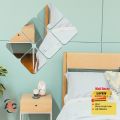 6 pieces Square Mirror Self Adhesive For Wall Decor - Antique Gifts Center. 