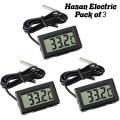 LCD Digital Thermometer for Freezer Temperature -50~110 degree Refrigerator Fridge Thermometer (Pack of 3). 