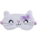Plush Sleeping Mask Blindfold Cute Cat Eye Cover Kids Anime Sleep Mask Cartoon Soft Plush Mask Travel Rest Sleeping Aid Eyepatch. 