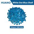 HUANO Mouse Clicker White Dot Blue Shell 20 Millions Clicks. 