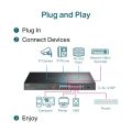 TP-Link Network Gigabit Desktop Switch TL-SL1218P 16-Port 10/100 Mbps + 2-Port Gigabit Rackmount Switch with 16-Port PoE+  - 18 Months Brand Warranty. 