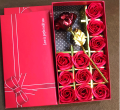 Valentine Day Anniversary and Birthday Gifts Imported Gold Plated Rose and Blossom Flower with Gift pack box. 