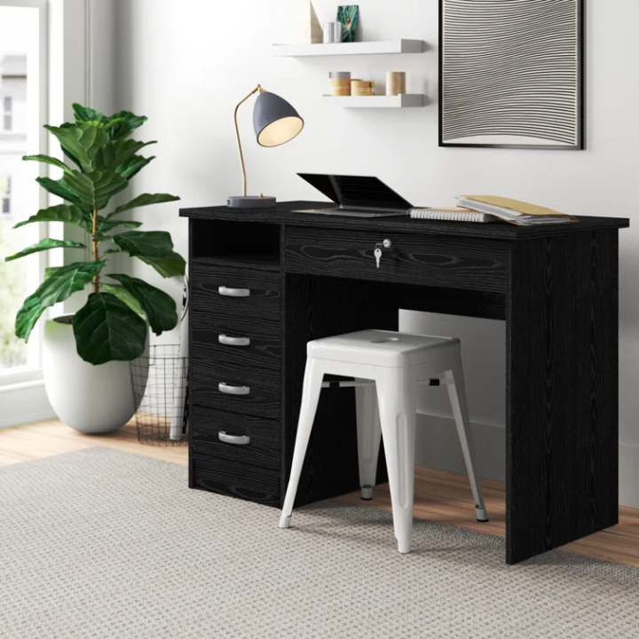HAQ fURNITURE Computer table study table computer desk study desk black