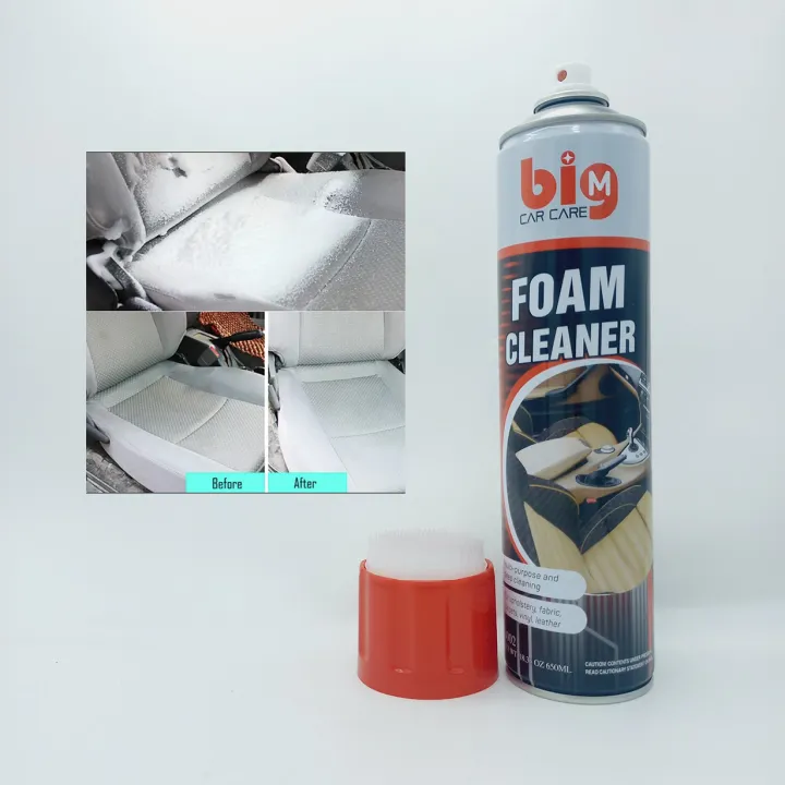 BIG%20CAR%20CARE%20Foam%20cleaner%20650ML%20For%20Upholstery,%20Fabric,%20%20Carpet,%20Vinyl,%20Leather%20-%20Image%203