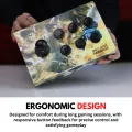 Pro Arcade USB Game Controller Joystick for PC Laptop  4 / 6 Mechanical Buttons  8-Way Direction Control  Compatible with NEOGEO MAME32 KOF Mortal Kombat Tekken 8 Kombat Fighting Games  Ergonomic Grip by Unique Mall. 