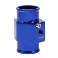 36mm Blue Water Temperature Joint Pipe Temp Sensor Gauge Radiator Hose Adapter. 