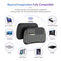 Best Quality M9 Mini Keyboard with Trackpad | 7 Color Backlight | BT + 2.4G Dongle | Compatible with Android TV Box, PC & Laptop. 