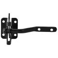 Self Locking Gate Latch Automatic Gravity Lever Fence Gate Lock for Wood Fence Gate Door Latches Steel Black. 