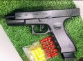 Semi - Auto Glock soft Bullet Toy Gun for Boys - Automatic Toy Gun and Manual toy Blaster Gun with Foam Darts & Silencer | Outdoor Shooting Gift. 