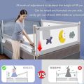1 Single Piece Baby Safety Bed Fence, Adjustable Bed Rail, Baby Children Bed Barrier, Baby Fall Protection, Baffle Universal Bed Guardrail, Baby Bed Crib  Baby Cot Rails Folding Baby bed Guard.. 