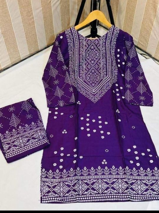Smars%20Fashion%20%20Stitched%20New%20Chunri%202pc%20dress%20for%20women%20-%20Image%204