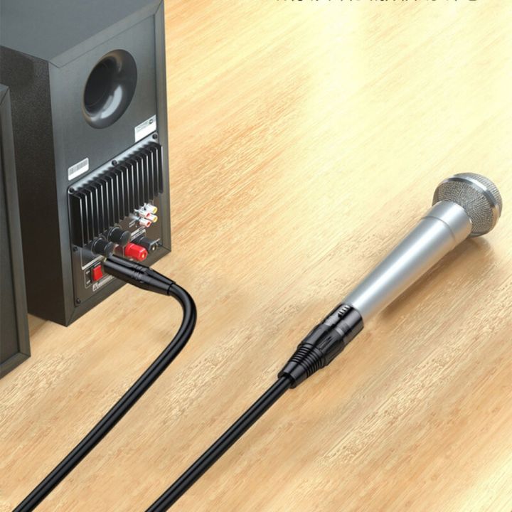 Not Easily Broken Audio To XLR Jack 6.5 Balanced Microphone Cable Mame To Male/Female 6.35 Large Three Core XLR Cable Aux Line Audio Transmission Balanced 6.5mm XLR Microphone Audio Cable for Speaker/Microphone/Amplifier/Mixing Console/Sound Card