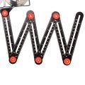 Measuring Scale For Tile Cutting  - Aluminum Alloy Construction Ruler For Ceramic Tile Floor Tile Measurement Mold Opening Template DIY Measuring Ruler Tool. 