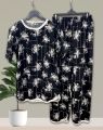 Pink Bugs Bunny Printed Design Full Sleeves T-Shirt and Pajama Sleep Wear Sexy Night Suit For Women Night Dress For Womens and Girls (HN-24). 