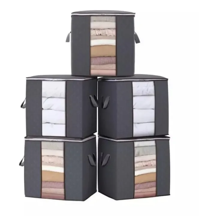 Improved%20Quality%20LARGE%20Storage%20Bags%20Organizers%20Portable%20Bamboo%20Clothes%20Blanket%20Large%20Folding%20Bag%20-%20Image%203
