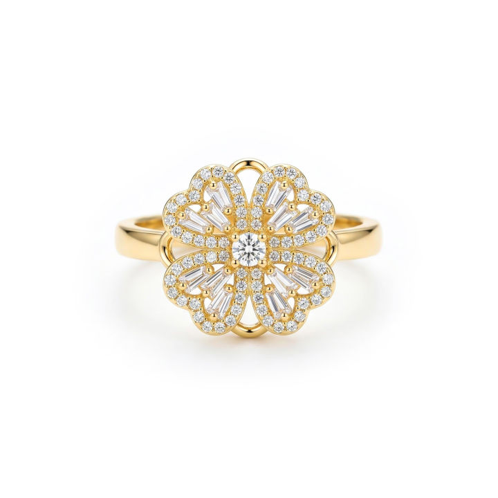 Stunning%20Clover%20Spinning%20Ring%20with%20Diamond%20Accents,%20Adjustable%20Size,%20Women's%20Fashion%20Jewelry%20-%20Image%202