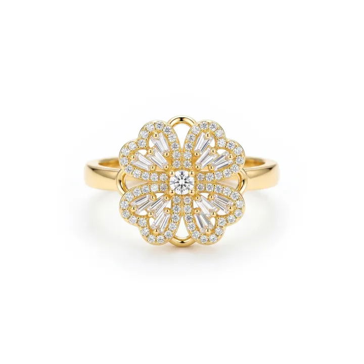 Stunning%20Clover%20Spinning%20Ring%20with%20Diamond%20Accents,%20Adjustable%20Size,%20Women's%20Fashion%20Jewelry%20-%20Image%202