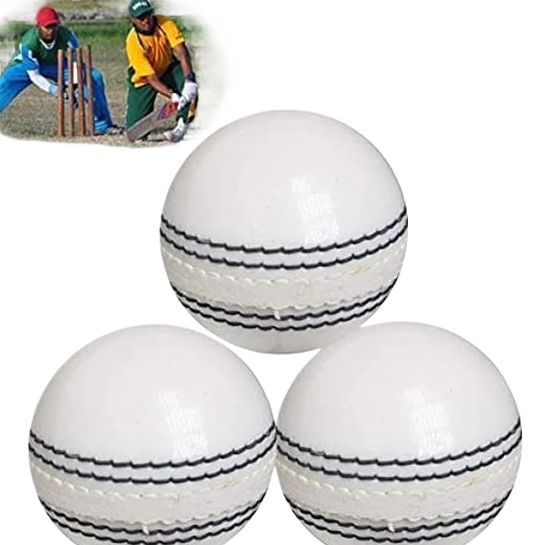 T20 White Cricket Hard Ball – Super Leather Match Ball for Practice ...