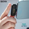 BOYA BY-WM3T2-D2 Mini 2.4GHz Wireless Microphone with Lightning Port for iOS Devices. 
