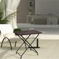 Folding Table Coffee Table Dining Table and Laptop Table Wooden Top Metal Legs. 