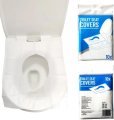 Disposable Toilet Seat Covers with Toilet Paper Pad – Biodegradable & Travel Friendly (10pcs). 