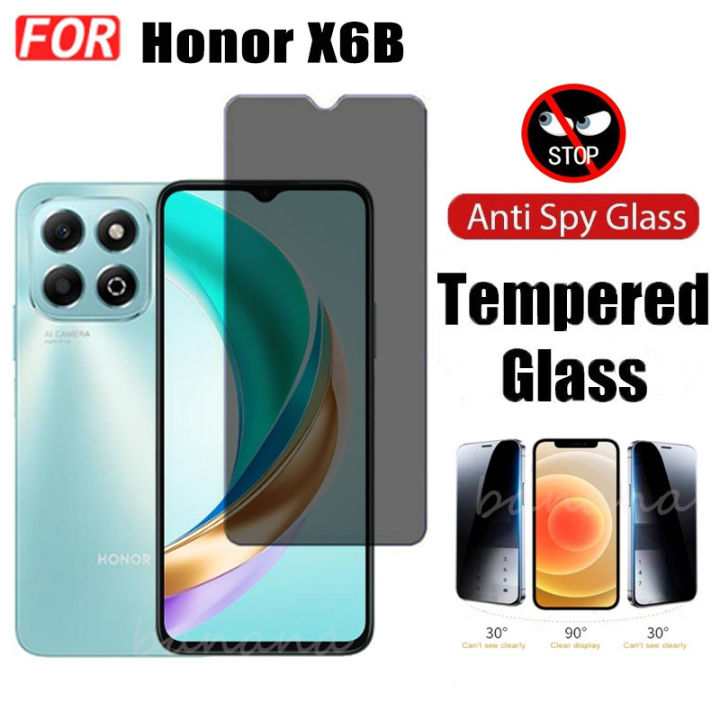For Honor X6b Privacy Screen Protector Tempered Glass for HonorX6b Anti Peeping Ceramic Film