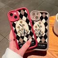 UCUC for Tecno Spark 10 10C Back Cover Retro Tulip Ladder Camera Soft Rubber Phone Case. 