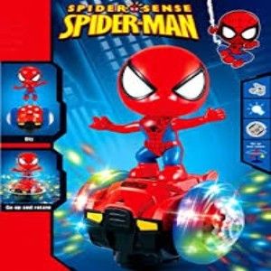 Spider Electric Balance Car Spider Man With 360 Degree Rotation With 3D Coll Dynamic Lights And Music Nice Toy For Kids Battery Operated Toy Gift for Kids Toy for kids