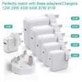 Duckhead Power Adapter Replacement for Apple MacBook, Macbook Air 11" Pro 13, 15, 17, MagSafe1, Magsafe2, iPhone, iPad, iPod – Premium Quality Duck head UK 3-Pin AC Adapter Plug. 