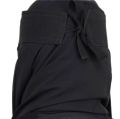 Short Length Saudi Niqab Patti with Flap & Bukram - Girls' Saudi Style Hijab with Label Logo. 