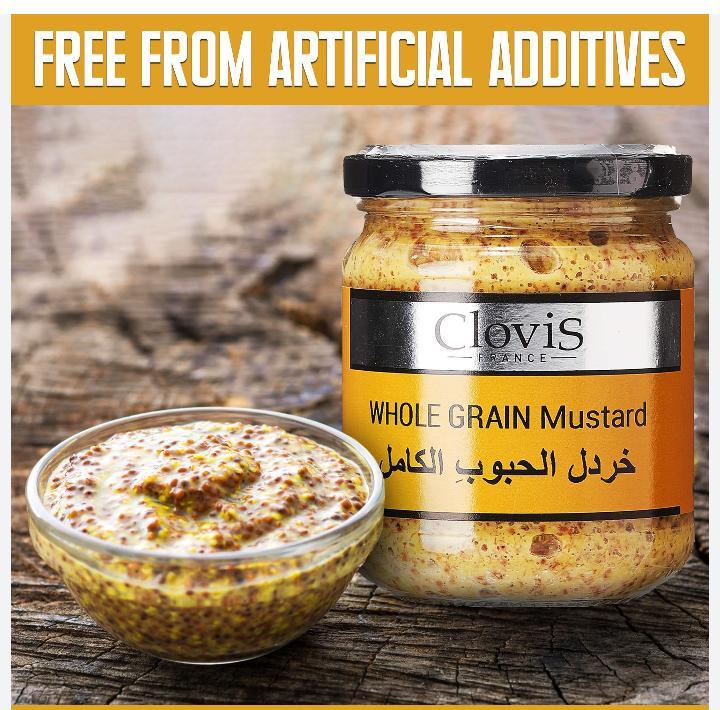 Clovis Whole grain mustard | 200g | Imported (France ) | In best and original quality