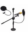 6 Inch Large Mic Wind Filter Double Layer POP For Studio Microphone. 