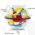 【Simple 3C】3D Puzzle Magic Maze Ball 299 Level Perplexus Magical Intellect Marble Puzzle Game IQ Balance Educational Toys for Kids. 