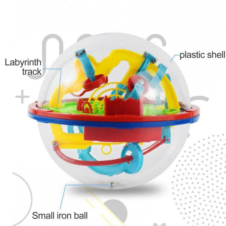 【Simple 3C】3D Puzzle Magic Maze Ball 299 Level Perplexus Magical Intellect Marble Puzzle Game IQ Balance Educational Toys for Kids