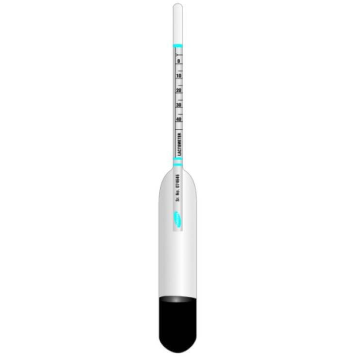 Lactometer Milk Tester Milk Purity Checker Check Amount of Water In Milk Milk Gravity Meter Glass Lactometer to Check Water in Milk Portable Handheld Adulteration Milk Density Hydrometer Lactometer for Milk Testing at Home & Dairy Milk Industry