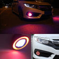 12V 2PCS LED Fog Light Round Angel Eye Halo For Any Cars SUV Or Trucks. 