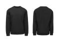 Sharrys Mens Sweatshirt Basic Plain Pullover Fleece Sweatshirt For BoysnNew arrivals Casual Winter Wear ( Black  ). 
