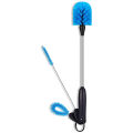 Stainless Steel Water Bottle Cleaning Brush Set,Long Handle Bottle Cleaner Set, Built for Narrow Neck Bottles. 