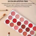 Moccallure Professional 18-Colors Lipstick Kit | Long-Lasting, Hydrating & Compact Makeup Palette. 