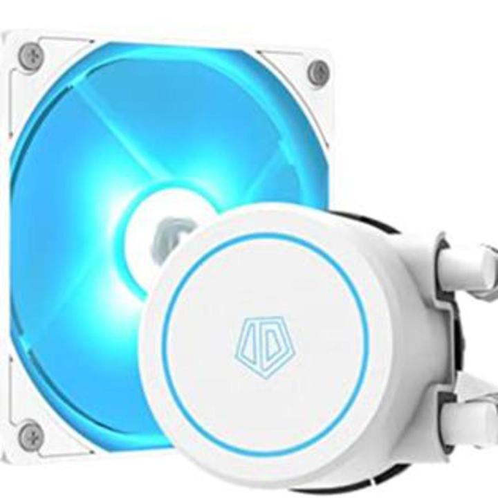 ID-COOLING AURAFLOW X 240 SNOW EDITION  CPU Water Cooler RGB CPU Liquid Cooler 240mm AIO Cooler MB Sync 12V 4PIN Connector 2X120mm RGB Fan, Intel 1700/115X/1200/2066, AMD AM4/AM5