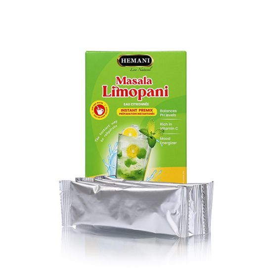 𝗛𝗘𝗠𝗔𝗡𝗜 𝗟𝗜𝗩𝗘 𝗡𝗔𝗧𝗨𝗥𝗔𝗟 - MASALA LIMOPANI INSTANT PREMIX 150GM