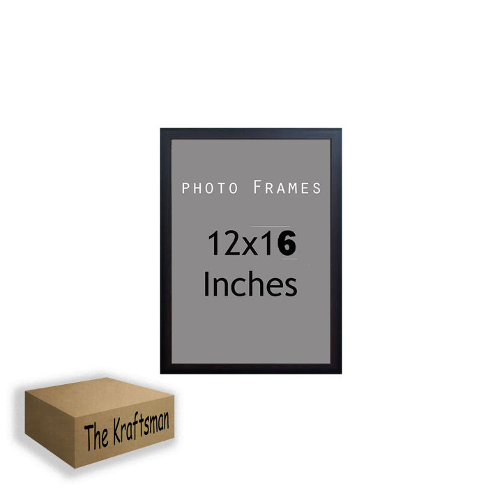Photo Frame A3 12x16 size with FREE Print & Glass Front, for Wall Hanging & Table Placing in for Home Decor and Decoration Picture Frames Accessories