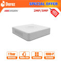 4 Channel Hikvision DVR 2MP / 5MP Supported. 