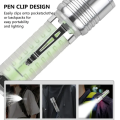 Multifunctional Zoomable Flashlight Torches LED Super Bright Rechargeable High Lumens Long Range Flash Light 8 Modes Tactical Flashlight with Fluorescent Shell, Portable Hand Torch for Emergencies, Camping, Hiking. 